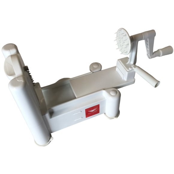 Spiralizer, White, Plastic, with Multiple Blades, Different Cuts; Paderno World - Picture 8 of 9